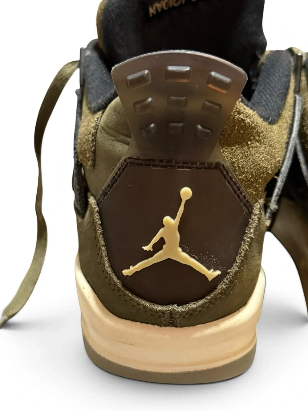 Kid’s Nike 4Y Air Jordan 4s Retro SE Craft Olive Shoes